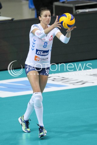  06.11.2016 RZESZOW<br />SIATKOWKA ORLEN LIGA 2016/2017 WOMEN VOLLEYBALL POLAND POLISH ORLENLIGA LEAGUE SEASON 2016/2017<br />MECZ DEVELOPRES SKYRES RZESZOW - CHEMIK POLICE <br />N/Z ANNA KACZMAR SYLWETKA <br /> 