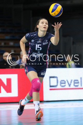  06.11.2016 RZESZOW<br />SIATKOWKA ORLEN LIGA 2016/2017 WOMEN VOLLEYBALL POLAND POLISH ORLENLIGA LEAGUE SEASON 2016/2017<br />MECZ DEVELOPRES SKYRES RZESZOW - CHEMIK POLICE <br />N/Z JELENA BLAGOJEVIC SYLWETKA <br /> 