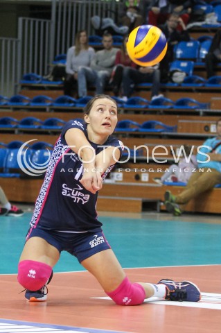  06.11.2016 RZESZOW<br />SIATKOWKA ORLEN LIGA 2016/2017 WOMEN VOLLEYBALL POLAND POLISH ORLENLIGA LEAGUE SEASON 2016/2017<br />MECZ DEVELOPRES SKYRES RZESZOW - CHEMIK POLICE <br />N/Z JELENA BLAGOJEVIC SYLWETKA <br /> 