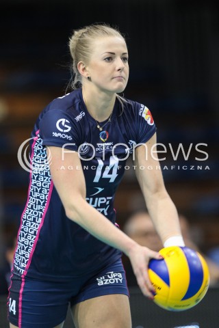  06.11.2016 RZESZOW<br />SIATKOWKA ORLEN LIGA 2016/2017 WOMEN VOLLEYBALL POLAND POLISH ORLENLIGA LEAGUE SEASON 2016/2017<br />MECZ DEVELOPRES SKYRES RZESZOW - CHEMIK POLICE <br />N/Z JOANNA WOLOSZ SYLWETKA <br /> 
