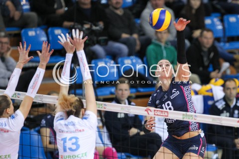  06.11.2016 RZESZOW<br />SIATKOWKA ORLEN LIGA 2016/2017 WOMEN VOLLEYBALL POLAND POLISH ORLENLIGA LEAGUE SEASON 2016/2017<br />MECZ DEVELOPRES SKYRES RZESZOW - CHEMIK POLICE <br />N/Z KATARZYNA ZAROSLINSKA <br /> 