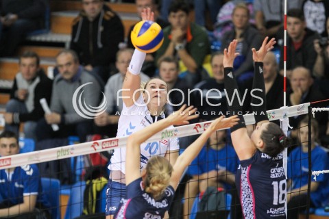  06.11.2016 RZESZOW<br />SIATKOWKA ORLEN LIGA 2016/2017 WOMEN VOLLEYBALL POLAND POLISH ORLENLIGA LEAGUE SEASON 2016/2017<br />MECZ DEVELOPRES SKYRES RZESZOW - CHEMIK POLICE <br />N/Z ADELA HELIC <br /> 