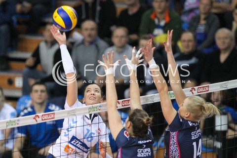  06.11.2016 RZESZOW<br />SIATKOWKA ORLEN LIGA 2016/2017 WOMEN VOLLEYBALL POLAND POLISH ORLENLIGA LEAGUE SEASON 2016/2017<br />MECZ DEVELOPRES SKYRES RZESZOW - CHEMIK POLICE <br />N/Z KLAUDIA KACZOROWSKA <br /> 