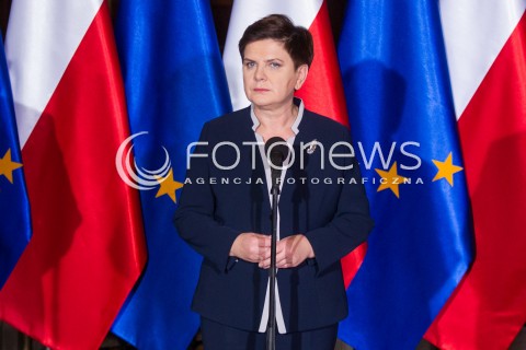  07.11.2016 LANCUT<br />KONFERENCJA "10 LAT DEKLARACJI LANCUCKIEJ - VIA CARPATIA DZIS, WYZWANIA NA PRZYSZLOSC" Z UDZIALEM PREMIER <br />N/Z PREMIER BEATA SZYDLO<br /> 