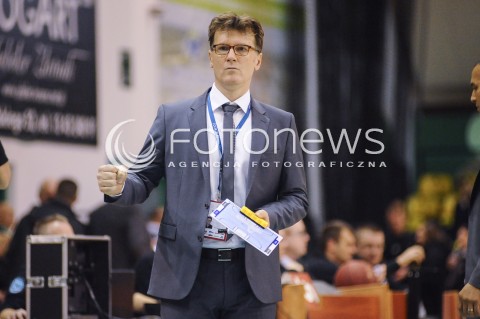  07.11.2016 KROSNO <br />KOSZYKOWKA TAURON BASKET LIGA PLK 2016/2017 <br />MEN BASKETBALL POLAND POLISH BASKETLIGA LEAGUE SEASON 2016/2017 <br />MECZ MIASTO SZKLA KROSNO - PGE TUROW ZGORZELEC<br />N/Z MATHIAS FISCHER - I TRENER ( HEAD COACH ) SYLWETKA <br /> 