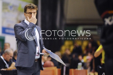  07.11.2016 KROSNO <br />KOSZYKOWKA TAURON BASKET LIGA PLK 2016/2017 <br />MEN BASKETBALL POLAND POLISH BASKETLIGA LEAGUE SEASON 2016/2017 <br />MECZ MIASTO SZKLA KROSNO - PGE TUROW ZGORZELEC<br />N/Z MATHIAS FISCHER - I TRENER ( HEAD COACH ) SYLWETKA <br /> 