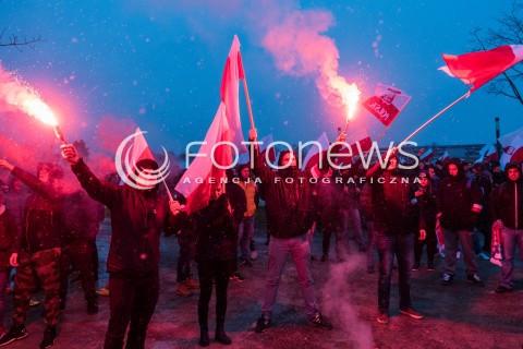  11.11.2016 WARSZAWA <br />MARSZ NIEPODLEGLOSCI 2016 SRODOWISK NARODOWYCH W WARSZAWIE <br />N/Z UCZESTNICY <br /> 