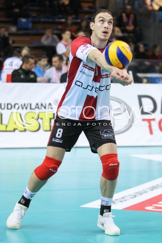  12.11.2016 RZESZOW<br />SIATKOWKA PLUSLIGA 2016/2017 MEN VOLLEYBALL POLAND POLISH PLUS LIGA LEAGUE SEASON 2016/2017<br />MECZ ASSECO RESOVIA RZESZOW - GKS KATOWICE <br />N/Z MARKO IVOVIC SYLWETKA <br /> 