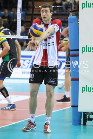  12.11.2016 RZESZOW<br />SIATKOWKA PLUSLIGA 2016/2017 MEN VOLLEYBALL POLAND POLISH PLUS LIGA LEAGUE SEASON 2016/2017<br />MECZ ASSECO RESOVIA RZESZOW - GKS KATOWICE <br />N/Z JOCHEN SCHOPS SYLWETKA <br /> 