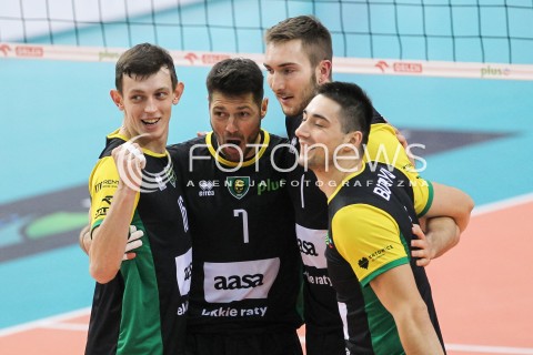  12.11.2016 RZESZOW<br />SIATKOWKA PLUSLIGA 2016/2017 MEN VOLLEYBALL POLAND POLISH PLUS LIGA LEAGUE SEASON 2016/2017<br />MECZ ASSECO RESOVIA RZESZOW - GKS KATOWICE <br />N/Z SERHIY KAPELUS RAFAL SOBANSKI BARTLOMIEJ KRULICKI KAROL BUTRYN RADOSC EMOCJE <br /> 