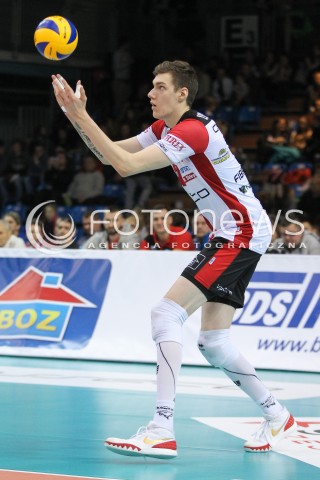  12.11.2016 RZESZOW<br />SIATKOWKA PLUSLIGA 2016/2017 MEN VOLLEYBALL POLAND POLISH PLUS LIGA LEAGUE SEASON 2016/2017<br />MECZ ASSECO RESOVIA RZESZOW - GKS KATOWICE <br />N/Z BARTLOMIEJ LEMANSKI SYLWETKA <br /> 