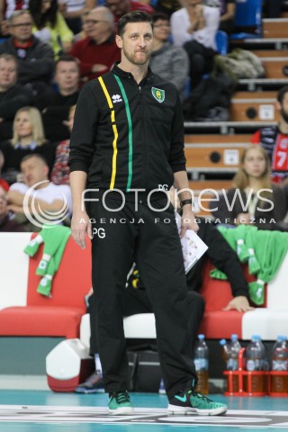  12.11.2016 RZESZOW<br />SIATKOWKA PLUSLIGA 2016/2017 MEN VOLLEYBALL POLAND POLISH PLUS LIGA LEAGUE SEASON 2016/2017<br />MECZ ASSECO RESOVIA RZESZOW - GKS KATOWICE <br />N/Z PIOTR GRUSZKA - I TRENER ( HEAD COACH ) SYLWETKA <br /> 