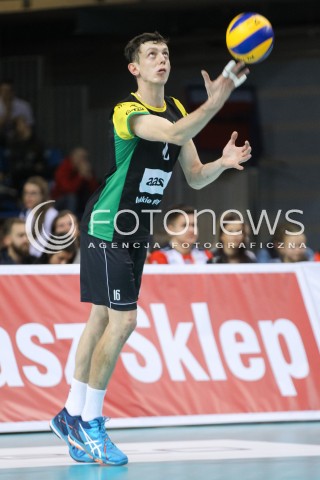  12.11.2016 RZESZOW<br />SIATKOWKA PLUSLIGA 2016/2017 MEN VOLLEYBALL POLAND POLISH PLUS LIGA LEAGUE SEASON 2016/2017<br />MECZ ASSECO RESOVIA RZESZOW - GKS KATOWICE <br />N/Z RAFAL SOBANSKI SYLWETKA <br /> 
