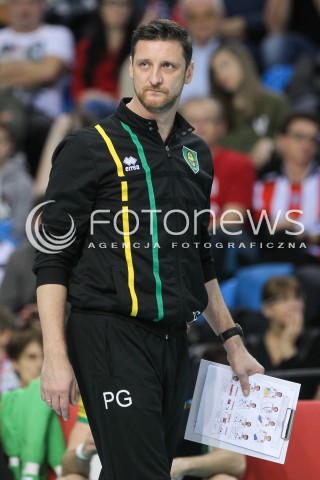  12.11.2016 RZESZOW<br />SIATKOWKA PLUSLIGA 2016/2017 MEN VOLLEYBALL POLAND POLISH PLUS LIGA LEAGUE SEASON 2016/2017<br />MECZ ASSECO RESOVIA RZESZOW - GKS KATOWICE <br />N/Z PIOTR GRUSZKA - I TRENER ( HEAD COACH ) SYLWETKA <br /> 