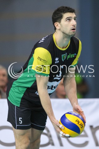  12.11.2016 RZESZOW<br />SIATKOWKA PLUSLIGA 2016/2017 MEN VOLLEYBALL POLAND POLISH PLUS LIGA LEAGUE SEASON 2016/2017<br />MECZ ASSECO RESOVIA RZESZOW - GKS KATOWICE <br />N/Z MARCO FALASCHI SYLWETKA <br /> 