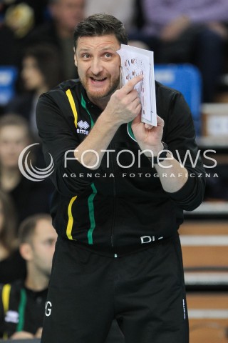  12.11.2016 RZESZOW<br />SIATKOWKA PLUSLIGA 2016/2017 MEN VOLLEYBALL POLAND POLISH PLUS LIGA LEAGUE SEASON 2016/2017<br />MECZ ASSECO RESOVIA RZESZOW - GKS KATOWICE <br />N/Z PIOTR GRUSZKA - I TRENER ( HEAD COACH ) SYLWETKA <br /> 