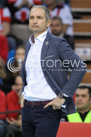  12.11.2016 RZESZOW<br />SIATKOWKA PLUSLIGA 2016/2017 MEN VOLLEYBALL POLAND POLISH PLUS LIGA LEAGUE SEASON 2016/2017<br />MECZ ASSECO RESOVIA RZESZOW - GKS KATOWICE <br />N/Z ANDRZEJ KOWAL - I TRENER ( HEAD COACH ) SYLWETKA <br /> 