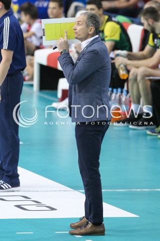  12.11.2016 RZESZOW<br />SIATKOWKA PLUSLIGA 2016/2017 MEN VOLLEYBALL POLAND POLISH PLUS LIGA LEAGUE SEASON 2016/2017<br />MECZ ASSECO RESOVIA RZESZOW - GKS KATOWICE <br />N/Z ANDRZEJ KOWAL - I TRENER ( HEAD COACH ) SYLWETKA <br /> 
