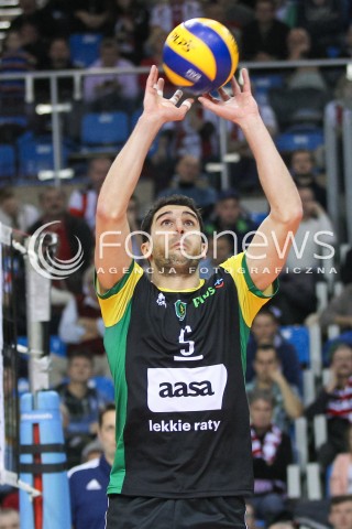  12.11.2016 RZESZOW<br />SIATKOWKA PLUSLIGA 2016/2017 MEN VOLLEYBALL POLAND POLISH PLUS LIGA LEAGUE SEASON 2016/2017<br />MECZ ASSECO RESOVIA RZESZOW - GKS KATOWICE <br />N/Z MARCO FALASCHI SYLWETKA <br /> 