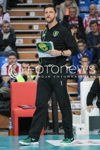  12.11.2016 RZESZOW<br />SIATKOWKA PLUSLIGA 2016/2017 MEN VOLLEYBALL POLAND POLISH PLUS LIGA LEAGUE SEASON 2016/2017<br />MECZ ASSECO RESOVIA RZESZOW - GKS KATOWICE <br />N/Z PIOTR GRUSZKA - I TRENER ( HEAD COACH ) SYLWETKA <br /> 