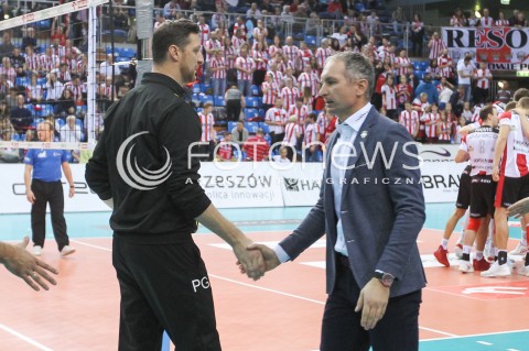  12.11.2016 RZESZOW<br />SIATKOWKA PLUSLIGA 2016/2017 MEN VOLLEYBALL POLAND POLISH PLUS LIGA LEAGUE SEASON 2016/2017<br />MECZ ASSECO RESOVIA RZESZOW - GKS KATOWICE <br />N/Z ANDRZEJ KOWAL - I TRENER ( HEAD COACH ) PIOTR GRUSZKA - I TRENER ( HEAD COACH ) POLSCY TRENERZY<br /> 