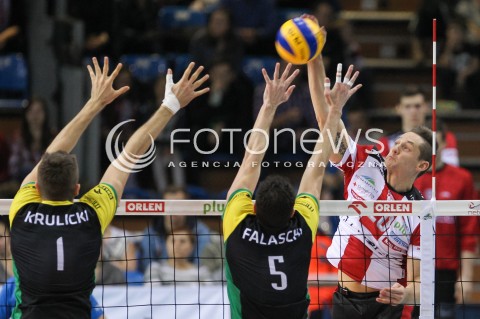  12.11.2016 RZESZOW<br />SIATKOWKA PLUSLIGA 2016/2017 MEN VOLLEYBALL POLAND POLISH PLUS LIGA LEAGUE SEASON 2016/2017<br />MECZ ASSECO RESOVIA RZESZOW - GKS KATOWICE <br />N/Z FREDERIC WINTERS <br /> 