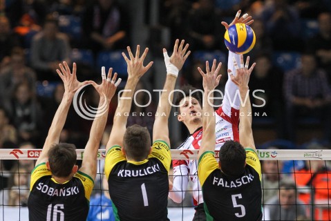  12.11.2016 RZESZOW<br />SIATKOWKA PLUSLIGA 2016/2017 MEN VOLLEYBALL POLAND POLISH PLUS LIGA LEAGUE SEASON 2016/2017<br />MECZ ASSECO RESOVIA RZESZOW - GKS KATOWICE <br />N/Z THIBAULT ROSSARD <br /> 