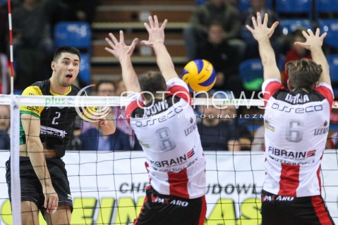  12.11.2016 RZESZOW<br />SIATKOWKA PLUSLIGA 2016/2017 MEN VOLLEYBALL POLAND POLISH PLUS LIGA LEAGUE SEASON 2016/2017<br />MECZ ASSECO RESOVIA RZESZOW - GKS KATOWICE <br />N/Z KAROL BUTRYN <br /> 