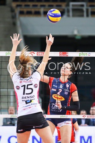  14.11.2016 LODZ SIATKOWKA ORLEN LIGA SEZON 2016/2017 VOLLEYBALL POLISH SEASON BEEF MASTER BUDOWLANI LODZ - BKS PROFI CREDIT BIELSKO-BIALA <br />
N/Z GABRIELA POLANSKA<br />
 