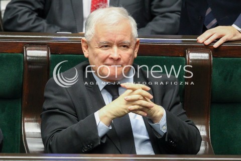  15.11.2016 WARSZAWA SEJM<br />POSIEDZENIE SEJMU RP<br />N/Z JAROSLAW KACZYNSKI<br /> 