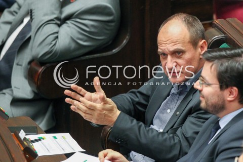  15.11.2016 WARSZAWA SEJM<br />POSIEDZENIE SEJMU RP<br />N/Z PAWEL KUKIZ<br /> 
