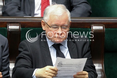  15.11.2016 WARSZAWA SEJM<br />POSIEDZENIE SEJMU RP<br />N/Z JAROSLAW KACZYNSKI<br /> 