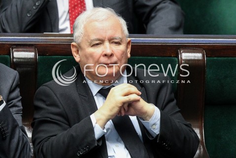  15.11.2016 WARSZAWA SEJM<br />POSIEDZENIE SEJMU RP<br />N/Z JAROSLAW KACZYNSKI<br /> 