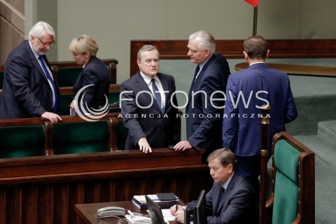  15.11.2016 WARSZAWA SEJM<br />POSIEDZENIE SEJMU RP<br />N/Z PIOTR GLINSKI JAROSLAW GOWIN<br /> 