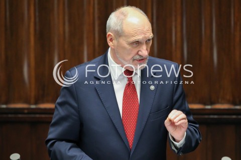  15.11.2016 WARSZAWA SEJM<br />POSIEDZENIE SEJMU RP<br />N/Z ANTONI MACIEREWICZ<br /> 