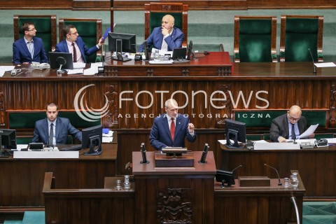  15.11.2016 WARSZAWA SEJM<br />POSIEDZENIE SEJMU RP<br />N/Z SALA PLENARNA SEJMU ANTONI MACIEREWICZ JOACHIM BRUDZINSKI<br /> 