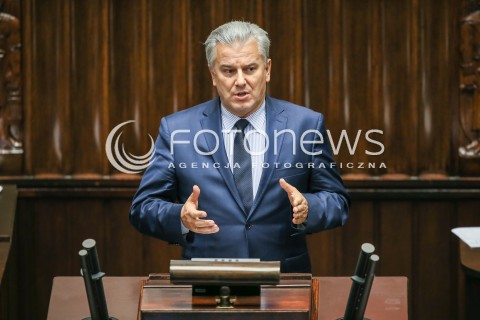  15.11.2016 WARSZAWA SEJM<br />POSIEDZENIE SEJMU RP<br />N/Z CEZARY GRABARCZYK<br /> 