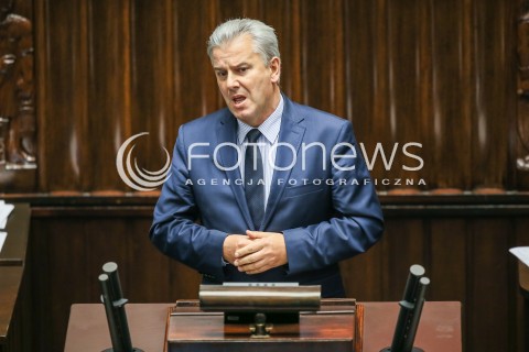  15.11.2016 WARSZAWA SEJM<br />POSIEDZENIE SEJMU RP<br />N/Z CEZARY GRABARCZYK<br /> 