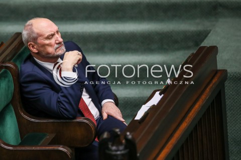  15.11.2016 WARSZAWA SEJM<br />POSIEDZENIE SEJMU RP<br />N/Z ANTONI MACIEREWICZ<br /> 