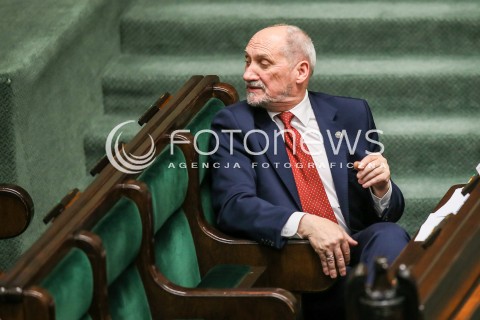  15.11.2016 WARSZAWA SEJM<br />POSIEDZENIE SEJMU RP<br />N/Z ANTONI MACIEREWICZ<br /> 