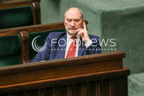  15.11.2016 WARSZAWA SEJM<br />POSIEDZENIE SEJMU RP<br />N/Z ANTONI MACIEREWICZ<br /> 
