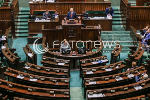  15.11.2016 WARSZAWA SEJM<br />POSIEDZENIE SEJMU RP<br />N/Z PRZEMAWIA ANTONI MACIEREWICZ SALA<br /> 