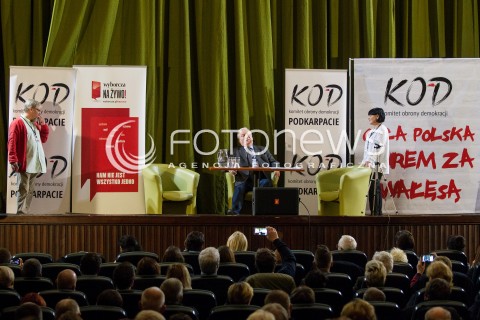  16.11.2016 RZESZOW<br />SPOTKANIE Z BYLYM PREZYDENTEM RP LECHEM WALESA W RZESZOWIE.<br />SPOTKANIE ZORGANIZOWAL KOMITET OBRONY DEMOKRACJI.<br />N/Z LECH WALESA<br /> 