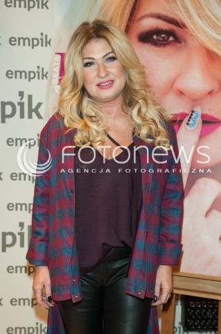  18.11.2016 WARSZAWA<br />BEATA KOZIDRAK PROMUJE SWOJA PLYTE B3 W WARSZAWIE<br />N/Z BEATA KOZIDRAK<br /> 