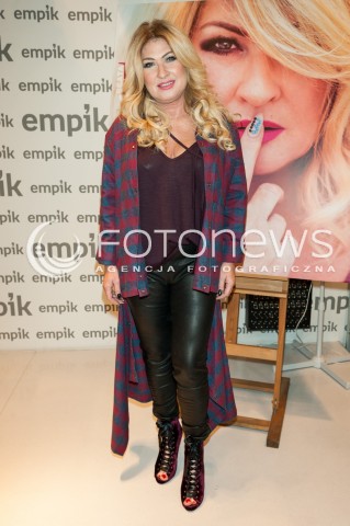  18.11.2016 WARSZAWA<br />BEATA KOZIDRAK PROMUJE SWOJA PLYTE B3 W WARSZAWIE<br />N/Z BEATA KOZIDRAK<br /> 
