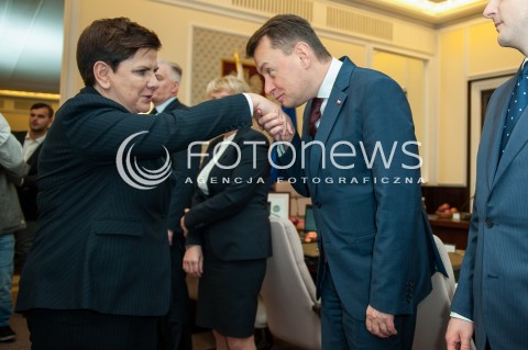  24.11.2016 WARSZAWA <br />POSIEDZENIE RADY MINISTROW <br />N/Z PREMIER BEATA SZYDLO MARIUSZ BLASZCZAK <br /> 