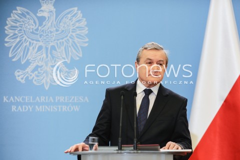  25.11.2016 WARSZAWA<br />KONFERENCJA WICEPREMIERA PIOTRA GLINSKIEGO<br />N/Z PIOTR GLINSKI<br /> 