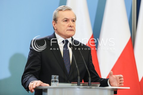  25.11.2016 WARSZAWA<br />KONFERENCJA WICEPREMIERA PIOTRA GLINSKIEGO<br />N/Z PIOTR GLINSKI<br /> 