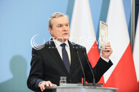  25.11.2016 WARSZAWA<br />KONFERENCJA WICEPREMIERA PIOTRA GLINSKIEGO<br />N/Z PIOTR GLINSKI<br /> 