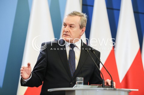  25.11.2016 WARSZAWA<br />KONFERENCJA WICEPREMIERA PIOTRA GLINSKIEGO<br />N/Z PIOTR GLINSKI<br /> 